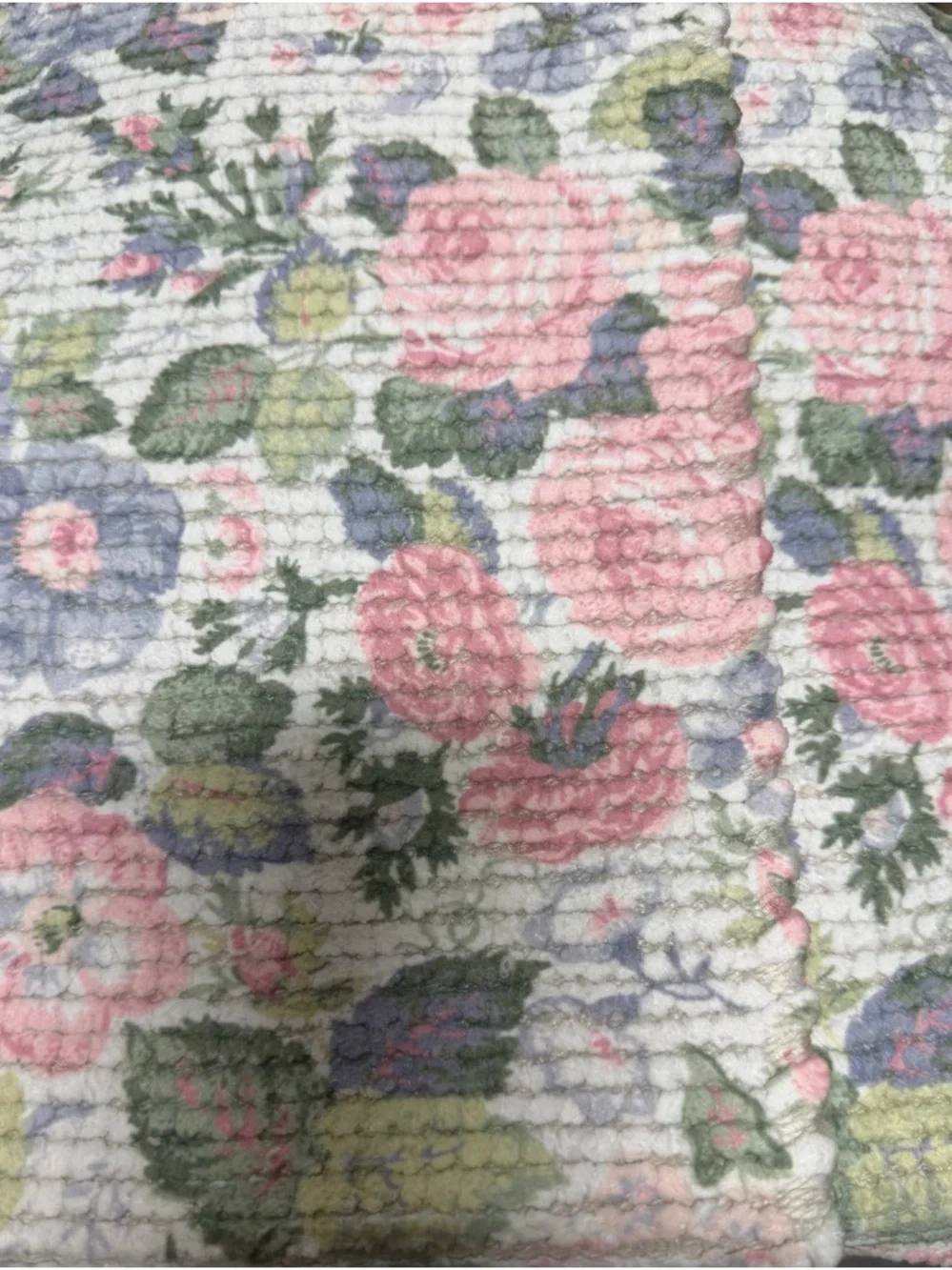 Laura Ashley Pastel Floral Bath Rug ~ 17x24”